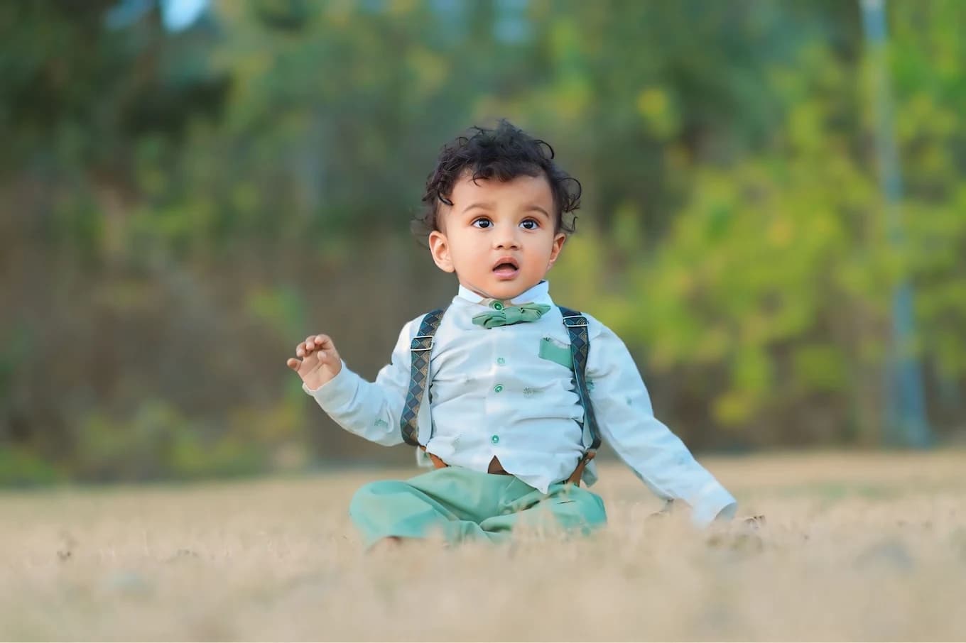Baby candid moment